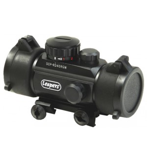 Коллиматорный прицел Leapers 1x30 закрытый, с интергированой базой WEAVER SCP-RD40RGW